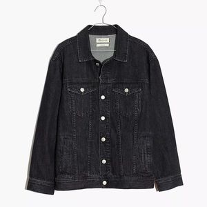 Madewell Oversized Trucker Jean Jacket-Lunar Wash